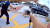  경찰은 지난달 27일 충북 청주에서 흉기를 들고 거리를 배회한 40대 남성을 권총으로 제압하고 있다. 사진 경찰청 페이스북 캡처
