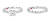 하프-하트 셰이프 밴드가 적용된 디자인. (왼쪽) 프리티 우먼 아이코닉 인게이지먼트 링 브릴리언트 컷 1캐럿, (오른쪽) 프리티 우먼 웨딩 링 다이아몬드 세팅. 사진 프레드
