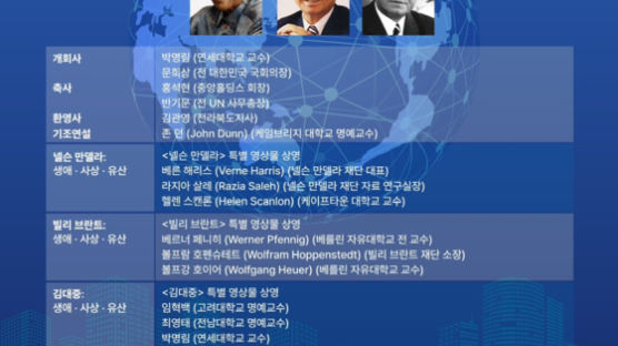 연세대, 김대중 탄생 100주년 국제학술회의 개최