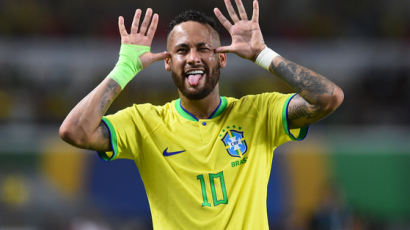 네이마르, '축구황제' 펠레 넘었다…브라질 A매치 최다 득점