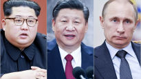 푸틴·시진핑, 9·9절 75주년 기념 北 김정은에 축전…"친선·협력 강조"