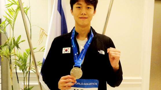 5개월 새 29초 단축…김준우, 주니어 세계선수권 자유형 1500ｍ 은메달