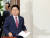 국민의힘 김기현 대표가 11일 국회 당 사무실에서 열린 최고위원회의에 참석하고 있다. 연합뉴스