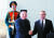 2019년 김정은 북한 국무위원장과 푸틴 대통령(오른쪽)이 러시아 블라디보스토크에서 만난 모습. EPA=연합뉴스