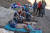 11일(현지시간) 모로코 지진 피해 지역인 타루단트에 부상자들이 길거리에 누워있다. AFP=연합뉴스