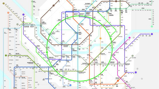 순환 2호선은 둥글게...40년만에 서울 지하철 노선도 바꾼다
