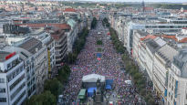체코 반정부 시위에 1만명 집결…"美·EU 꼭두각시 정부 원치 않아"