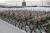 러시아 군인들이 지난 5월 5일 상트페테르부르크에서 2차 세계대전 전승기념일 열병식을 앞두고 예행연습을 하고 있다. EPA=연합뉴스
