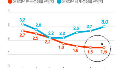 OECD 세계 성장률 전망치 올렸는데, 韓 전망치는 '1.5%' 유지