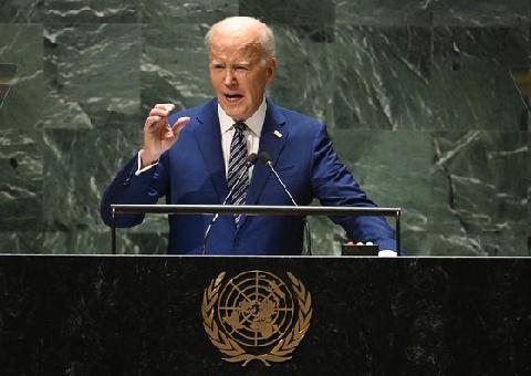 바이든, 푸틴·시진핑 불참한 유엔총회서 ‘중·러 견제 외교’