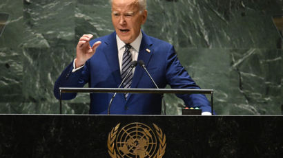 바이든, 푸틴·시진핑 불참한 유엔총회서 ‘중·러 견제 외교’