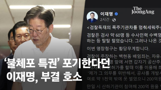 이재명 체포동의안 부결 요청에 與 "국민 약속 헌신짝처럼 버려"