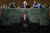 윤석열 대통령이 20일(현지시간) 미국 뉴욕에서 열린 제77차 유엔총회 첫 세션에서 기조연설을 하고 있다.뉴스1