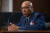 찰스 브라운(61) 미 공군 참모총장이 지난 7월 11일 미국 국회의사당에서 군사위원회에 출석해 합참의장 후보 지명에 대해 발언하고 있다. AFP=연합뉴스