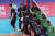 22일 항저우 아시안게임 남자배구 12강 토너먼트 파키스탄전에서 패한 뒤 아쉬워하며 상대 선수들과 인사를 나누는 한국 선수들. 뉴스1