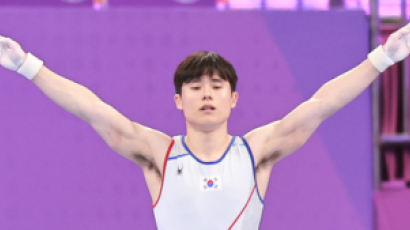 김한솔, 체조 남자 마루운동 금메달…아시안게임 2연패