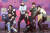 보이넥스트도어가 지난 4일 서울 광장동 예스24 라이브홀에서 가진 첫 번째 미니 앨범 '와이...(WHY...)' 쇼케이스에서 타이틀 곡 '뭣 같아'를 열창하고 있다. [사진 뉴스1]
