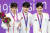 항저우 아시안게임 남자 자유형 200ｍ에서 한국 수영 선수로는 21년 만에 함께 시상대에 오른 황선우(가운데)와 이호준. 뉴스1 