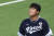 한국 야구 대표팀 4번 타자 강백호가 2일 대만전에서 득점 기회를 날린 뒤 안타까워 하고 있다. 연합뉴스 