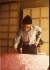 작업실에서 작품을 그리고 있는 김환기 화백(1913~1974)의 생전 모습. 사진 중앙포토