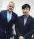 2018년 6월 싱가포르에서 열린 북미정상회담 당시 존 설리번 미국 국무부 부장관과 함께 사진을 찍은 김성렬 교수. 사진 김성렬 교수