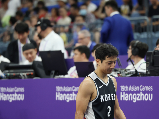 남자 농구, 일본은 꺾었지만…AG '최종 7위' 역대 최악 성적 