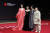 영화 '녹야'의 배우 등이 4일 오후 부산 해운대구 영화의전당에서 열린 부산국제영화제(BIFF) 개막식 레드카펫 행사에 참석하고 있다. 