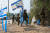 10일 가자지구를 순찰하는 이스라엘 군인들. AFP=연합뉴스