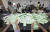 지난달 20일 대구 서구 대구시선거관리위원회에서 열린 '제22대 국회의원선거 대비 개표 실습'에서 선관위 관계자들이 모의투표지로 개표 실습을 하고 있다. 연합뉴스
