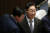더불어민주당 박범계 의원. 문재인 정부 법무부 장관 재직 당시 출장비 축소 신고 의혹이 제기된 상태다.
