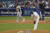 8일 열린 NLDS 1차전에서 애리조나 모레노에게 홈런을 맞고 고개를 숙이는 LA 다저스 클레이턴 커쇼. AP=연합뉴스