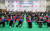 13일 열린 2022 항저우 장애인아시아경기대회에 참석해 기념촬영을 하는 대한민국 선수단. 사진 대한장애인체육회