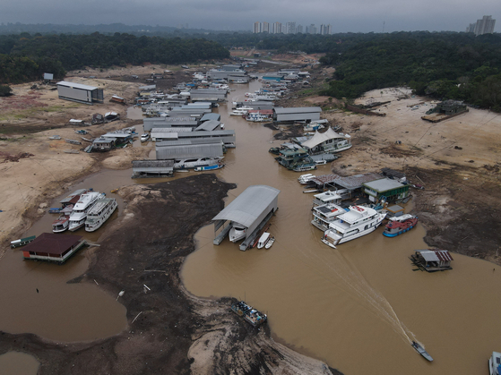 '최악의 가뭄' 아마존도 바짝 말랐다...120여년 만에 최저 수위
