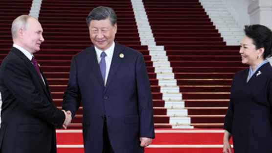 베이징서 만난 시진핑·푸틴…오늘 중·러 정상회담