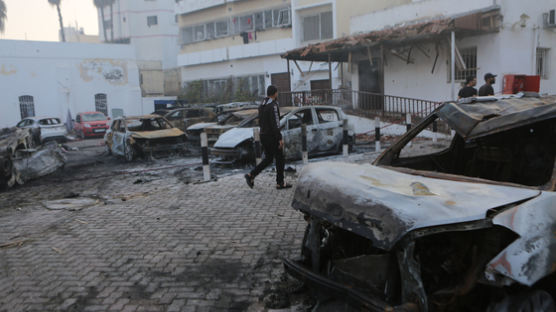 바이든 이스라엘 총리 만난 날...中 "가자지구 병원 폭발 충격적" 규탄