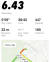 안철수 의원이 38분 32초 동안 6.34km를 뛰어 447칼로리를 소모했다는 기록. 사진 인스타그램 