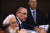 아미르 야론 이스라엘은행 총재가 지난 2월 예루살렘 총리실에서 열린 내각 회의에 참석한 모습. AP=연합뉴스