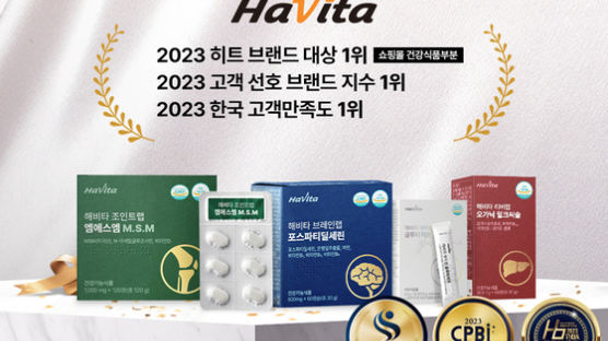 해비타, ‘2023 히트브랜드 대상’ 쇼핑몰-건강기능식품 부문 1위 수상 