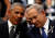 버락 오바마 미국 전 대통령과 베냐민 네타냐후 이스라엘 총리. 사진은 지난 2016년 모습. 로이터=연합뉴스