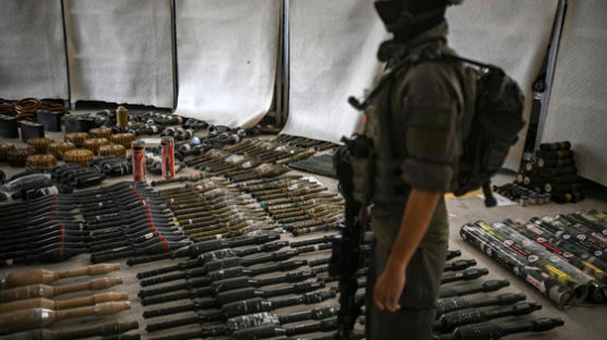 이스라엘 “하마스, 북한·이란산 무기 사용”…RPG·박격포 공개
