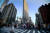 고급아파트로 리모델링되는 뉴욕 맨해튼의 플랫아이언 빌딩(중앙). AFP=연합뉴스