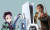 콘텐트 왕국 소니 애니메이션 ‘귀멸의 칼날’의 주인공 카마도 탄지로, 1980년대 소니의 워크맨, 플레이스테이션(PS) 5, PS인기 게임 ‘더 라스트 오브 어스’의 주인공 조엘과 엘리(왼쪽부터). [중앙포토]