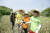전남 강진군의 체류형 농촌체험프로그램인 '푸소'에 참가한 중·고등학생들이 농촌 체험을 하며 즐거운 모습을 보이고 있다. [사진 강진군]