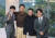 tvN '유퀴즈 온 더 블럭'에 출연한 박진영(중앙 좌)과 방시혁(중앙 우). 사진 tvN