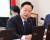 김두관 더불어민주당 의원이 지난 10월 10일 서울 여의도 국회에서 열린 국토교통위원회 국정감사에서 질의를 하고 있다. 뉴스1