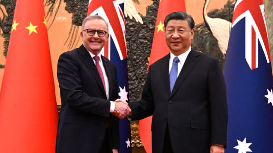 시진핑 만난 앨버니지 호주 총리, 중·호 관계 개선 신호탄
