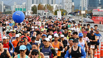 [사진] 3만5000명, 서울의 가을 달렸다