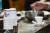 정부가 식당 종이컵 사용 금지 조치 철회를 발표한 7일 서울 시내 한 식당에 종이컵이 쌓여있다.    연합뉴스