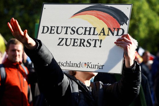 나홀로 "반 유대" 독일 극우정당, 갑자기 중국 편드는 까닭