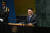 지난 9월 윤석열 대통령이 미국 뉴욕 유엔 본부에서 열린 제78차 유엔총회에서 기조연설을 하는 모습. 대통령실 제공